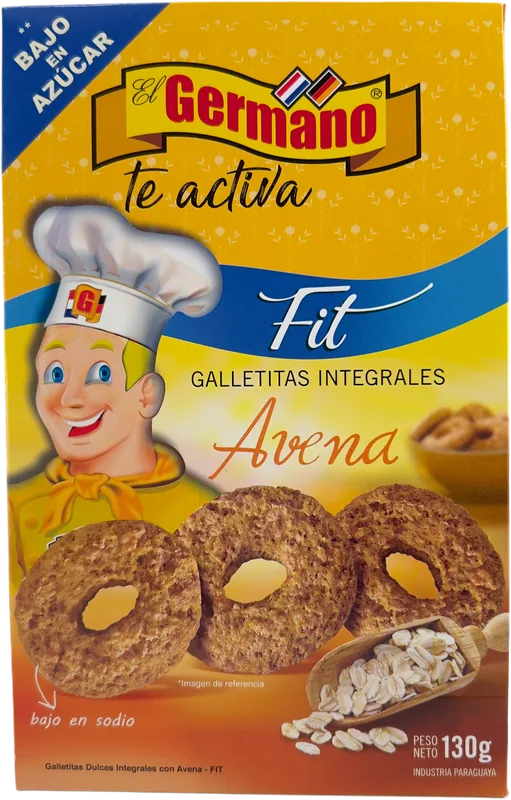 Galletitas integrales con avena