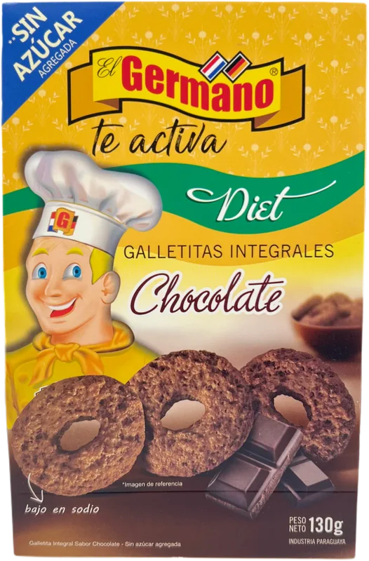 Galletitas integrales de chocolate