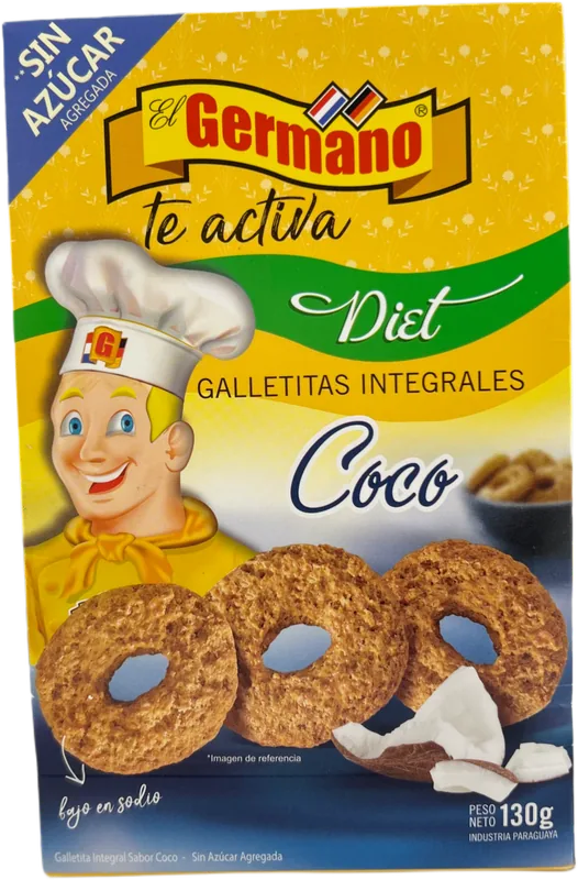 Galletitas integrales de coco