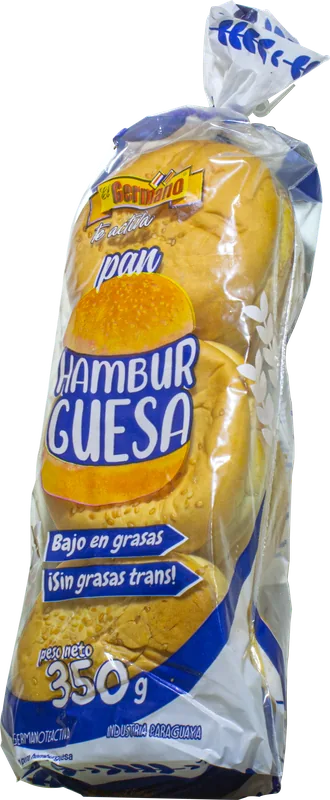 Pan para hamburguesa blanco