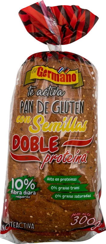 Pan de gluten con semillas