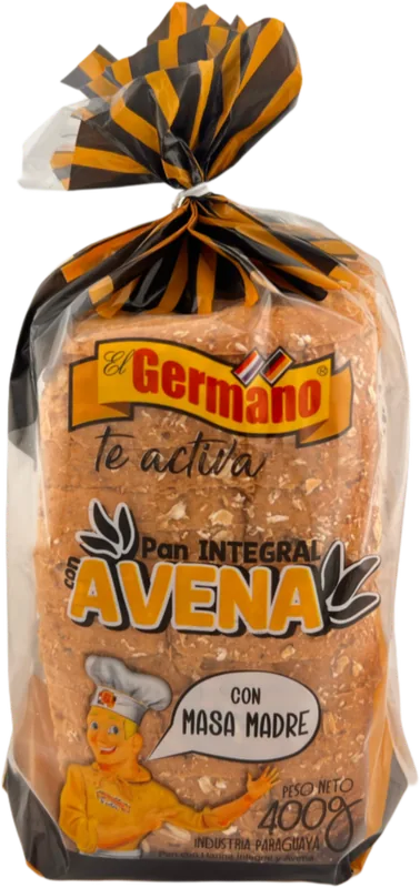 Pan integral con avena